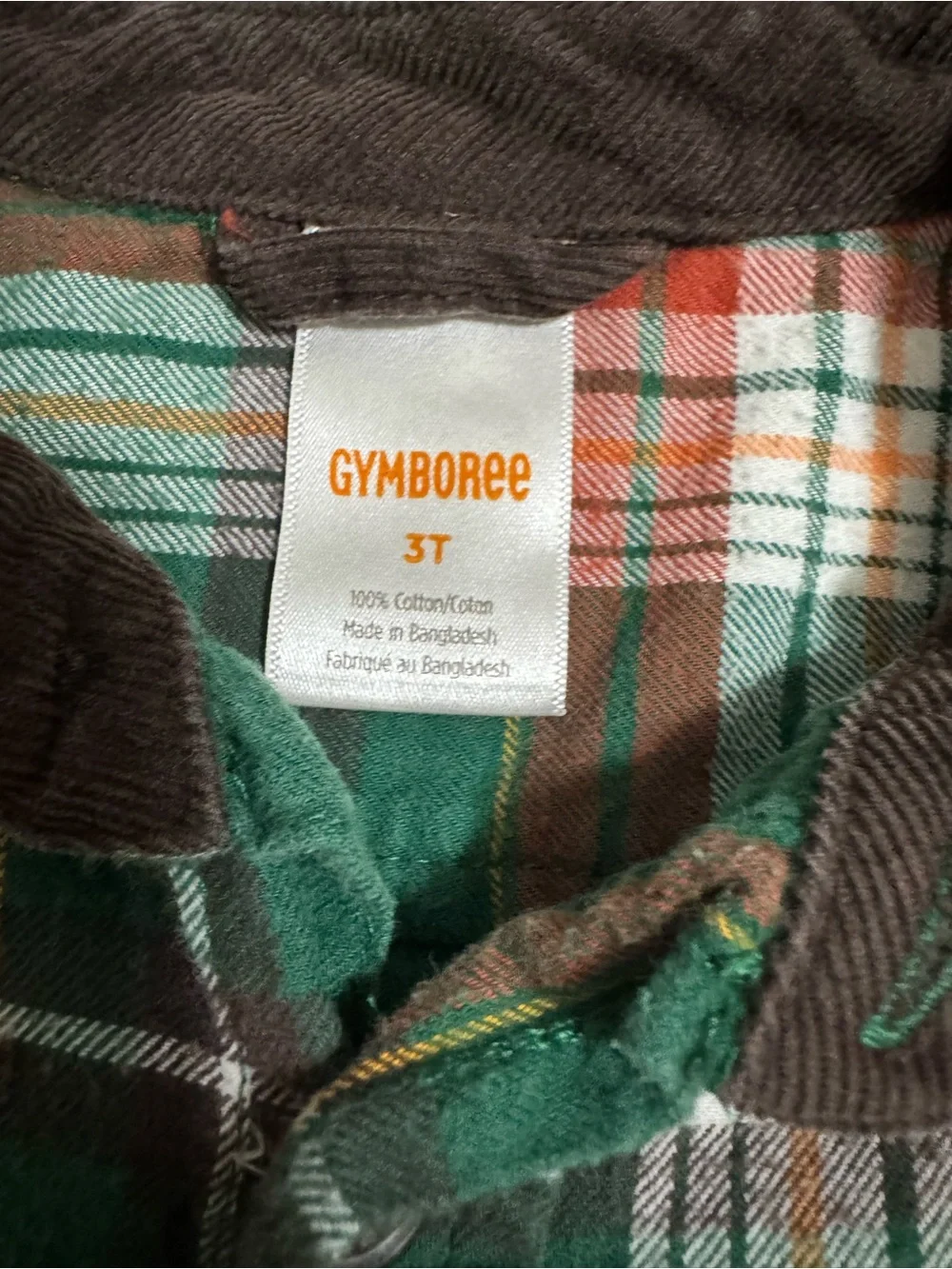 2 Plaid / Flannel 3T Button-Down Shirts - Gymboree & Carters